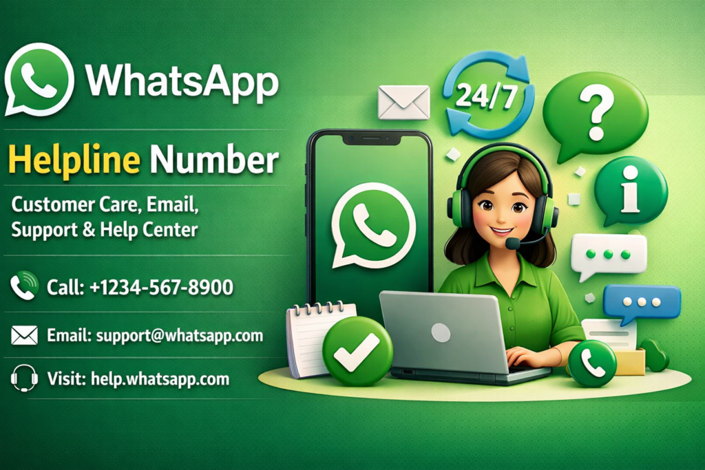 WhatsApp Helpline Number – Customer Care, Support & Contact