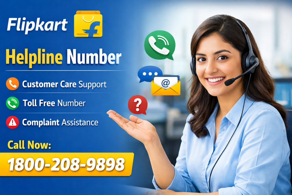 Flipkart Helpline Number – Customer Care, Toll Free Number & Complaint Support