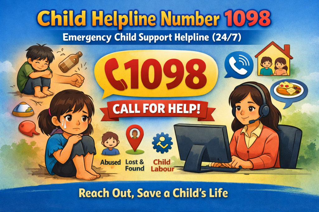 Child Helpline Number 1098 in India – State Wise List, Benefits & How to Use
