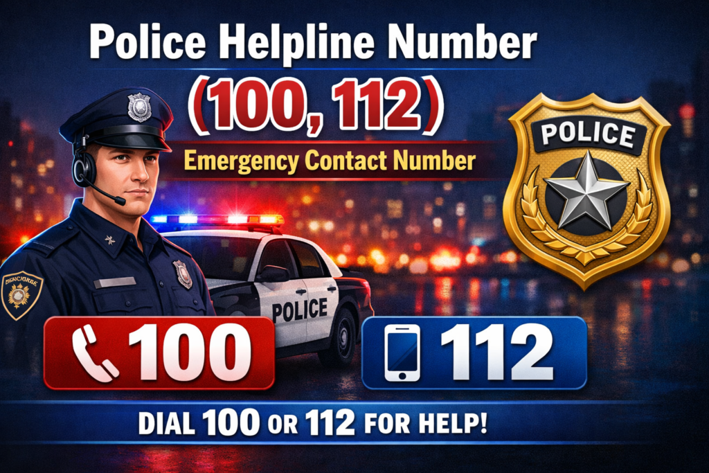 Police Helpline Number India (100, 112) – State Wise & Emergency Contact List